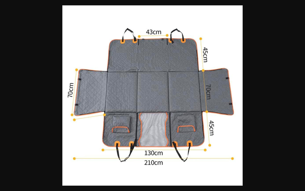 Dog Car Seat Protector with Side Panels - image 1