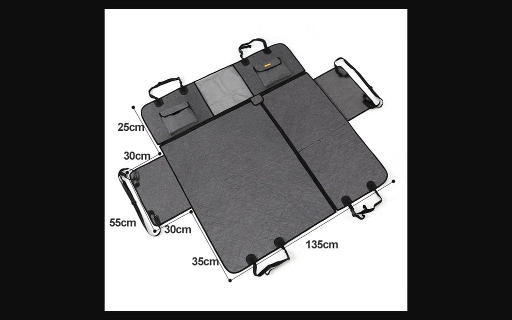 Dog Car Seat Protector with Side Panels - image 2