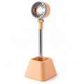 Hands-free pet hair dryer stand and holder on white background