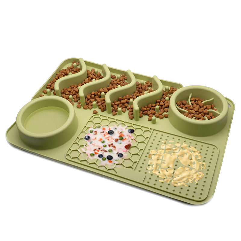 Dog slow feeder lick mat